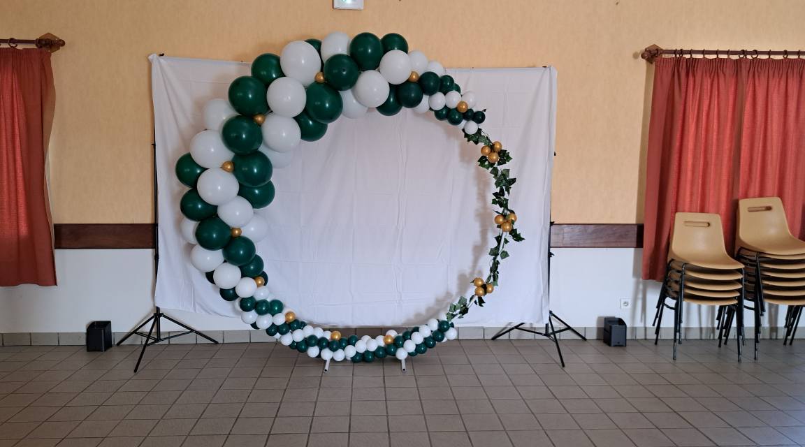 Arche ronde ballons 1