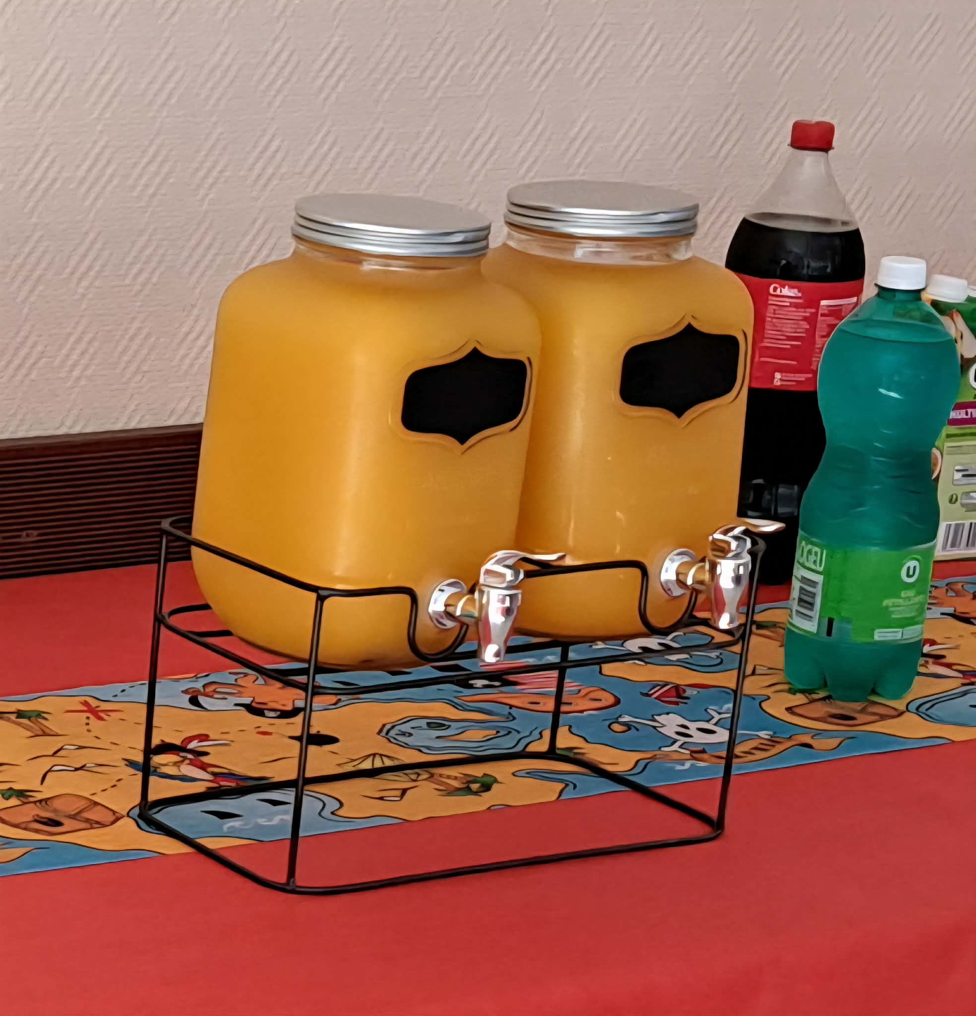 Double distributeur rempli