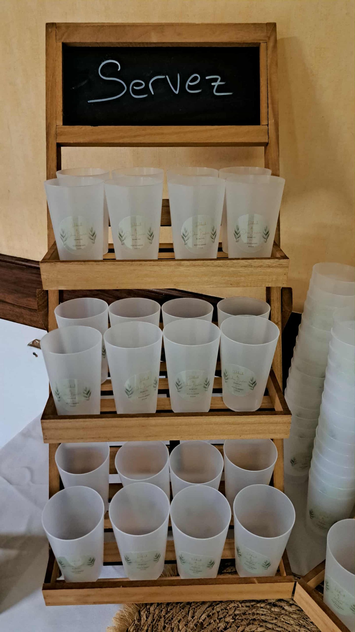 Support a gobelet exemple